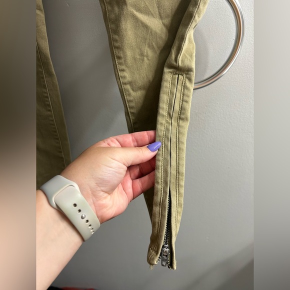 NWT Anthropologie sanctuary fast track chino pant green - Picture 5 of 8